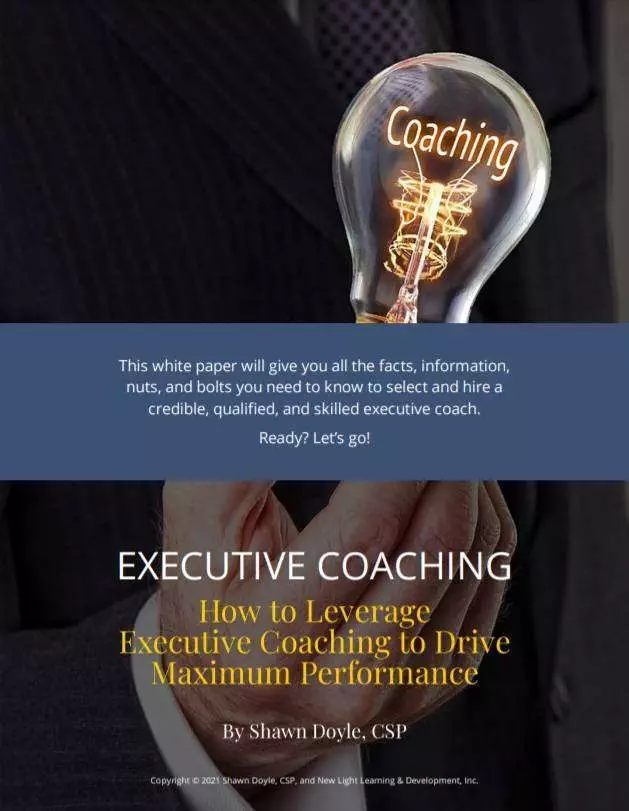 Shawn Doyle provides executive coaching